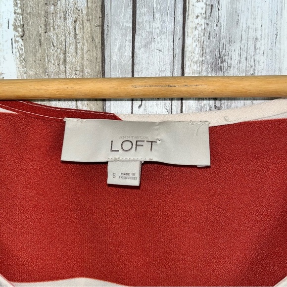 Loft Stripe Multi Pink Shade Sleeveless Blouse - Picture 4 of 4